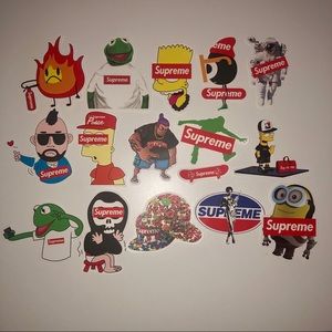 15 Supreme Stickers
